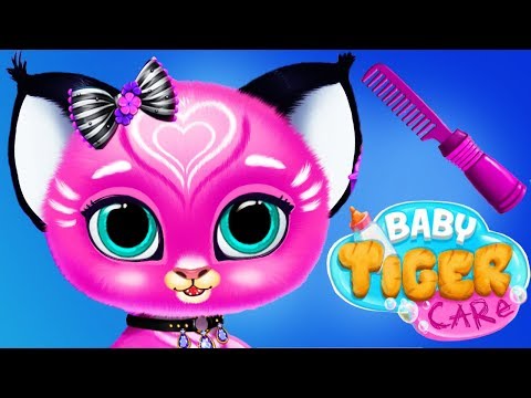 Fun Animal Care Games - Baby Tiger Care Virtual Pet Bath, Feed, Dress Up Makeover Kids Games