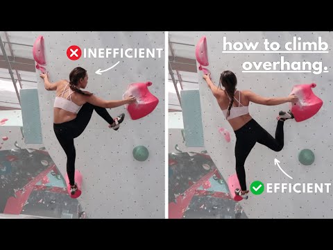 How to Climb Overhang: 2 KEY Techniques EVERY Beginner Climber Needs to Know