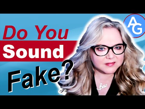 Real sounding voice acting is harder than it looks.  Do you sound authentic?