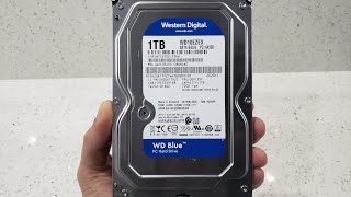 Hd wd blue 1tb - WD10EZEX ( unboxing, instalação, configuração e instalação do windows )