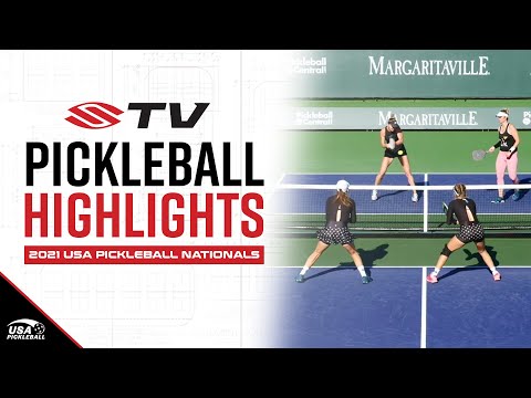 Lucy Kovalova's Lethal Backhand Pickleball Highlight - 2021 USA Pickleball Nationals Women's Doubles