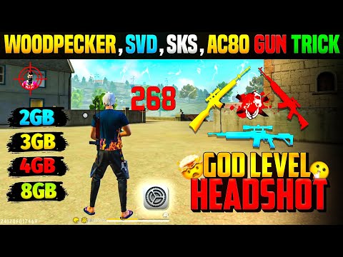 Desert Eagle Or Woodpecker Headshot Trick || Free Fire Mein Headshot Kaise Mare || Khuni Gamer