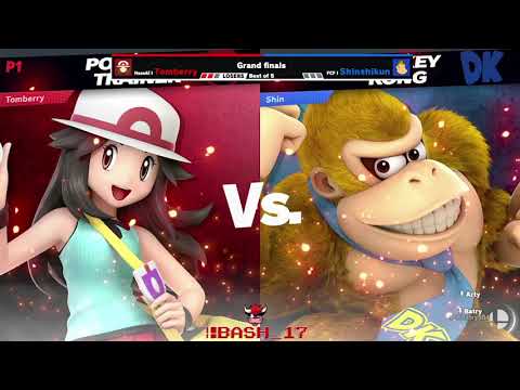 BASH_17 SSBU - Hasukï | Tomberry (Pokemon Trainer) Vs FCF | Shinshikun DK - Grand Final