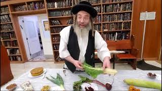 ר' שלמה הירש עקשטיין ביים זיך גרייטען מיט די סמנים פאר ראש השנה,