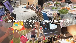 🐯🍊an uNPRODUCTIVE STUDY VLOG: chinese new year but there’s covid and you’re in jc 🥲🐅