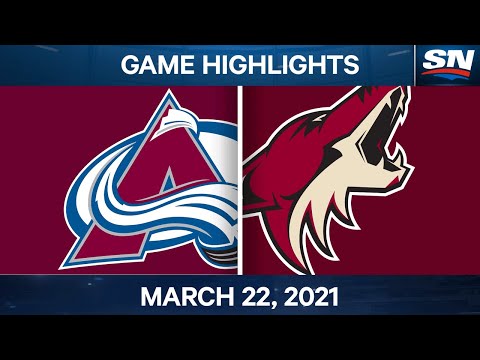 NHL Game Highlights | Avalanche vs. Coyotes - Mar. 22, 2021