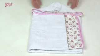 Toalha com Capuz Primavera Baby Rosa | Ref: 48313