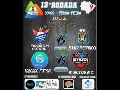 03/09/2024 | LIGA FACILITA DE FUTSAL 2024 | 13ª RODADA | APARECIDA DO TABOADO- MS