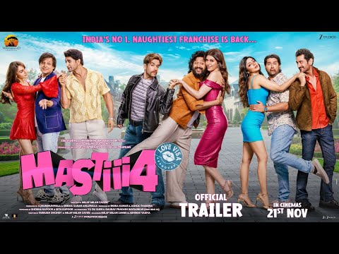 Masti 4 - Official Trailer | Riteish Deshmukh | Vivek Oberoi | Aftab Shivdasani | 21st Nov