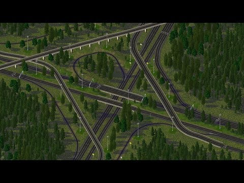 SimCity 4: Building a 4-way interchange - part 3 of 3