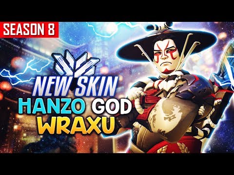 WRAXU playing with Hanzo's NEWEST Skin 'KABUKI' [S8 TOP 500]