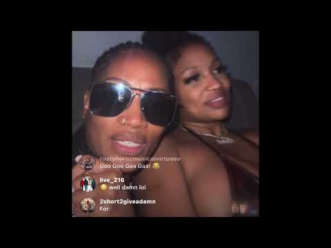 ERICA DIXON ON LIVE WITH HER TWIN BOO’D UP WITH SCRAPPY👩🏽‍❤️‍💋‍👨🏽