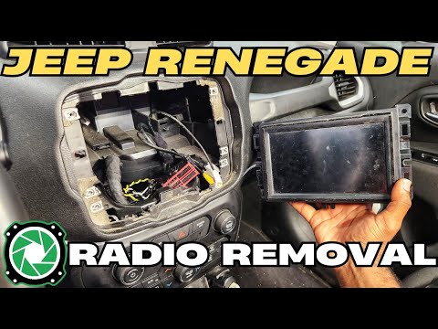 2015 to 2020 Jeep Renegade Radio Removal Replacement 
