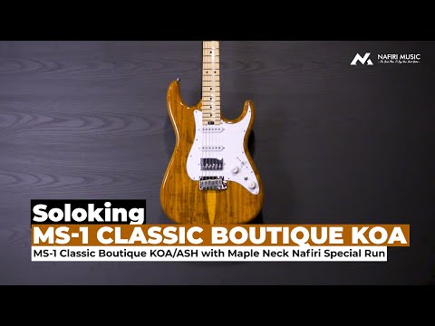 Soloking Custom Shop Koa Top Ash Shur style image 8