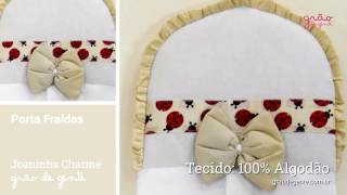 Porta Fraldas Joaninha Charme | Ref: 62921