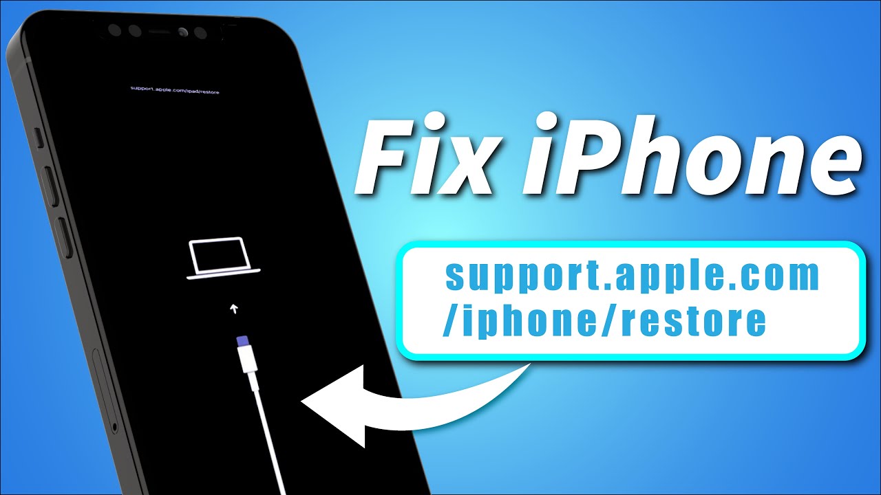 cách sửa lỗi iPhone nói support.apple.com/iphone/restore