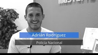 Adrián ya es policía nacional Adrián ya es policía nacional