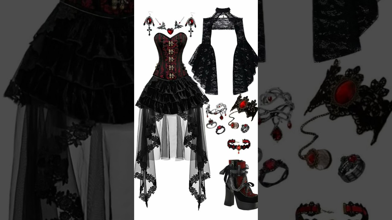 Outfit Inpo #goth #alt #emo #grunge #gothgirl #y2k