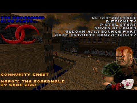 DWMegawad Club Playthrough: Community Chest (+MIDI Pack) - MAP07 - The Boardwalk