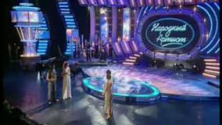 Объявление победителя третьего сезона шоу "Народный артист"