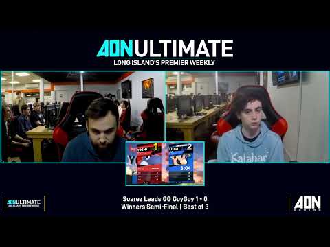 Suarez (yoshi) vs GuyGuy (Luigi) | AON Ultimate #154 Winners Semi-Final