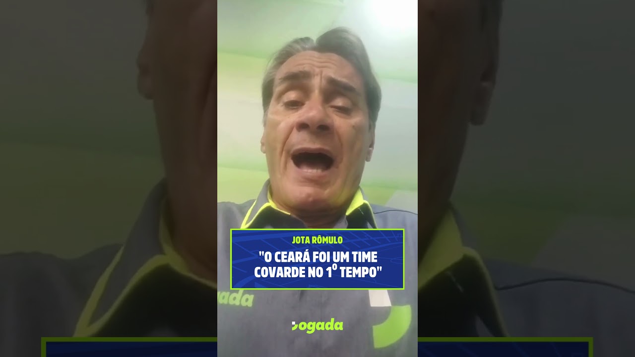 Imagem da notícia Jota Rômulo analisa derrota do Ceará para o Atlético-GO fora de casa: 'Foi covarde no 1º tempo'
