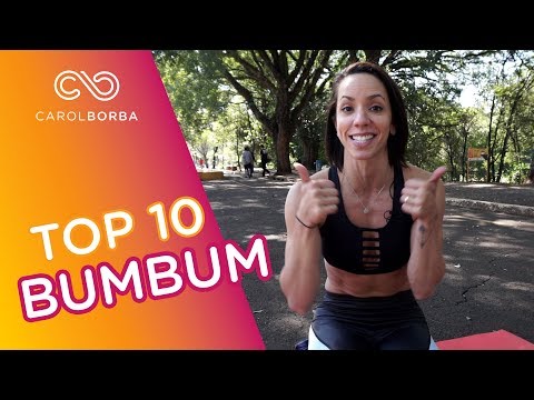10 melhores exercícios para AUMENTAR O BUMBUM - Carol Borba