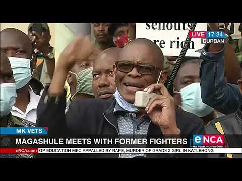 Magashule addresses former fighters MK Vets