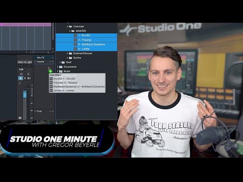 How to Drag & Drop Song Data to another Song #StudioOneMinute