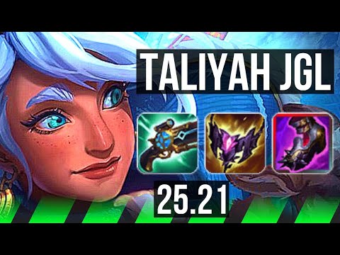 TALIYAH vs QIYANA (JGL) | Legendary | EUW Master | 25.21