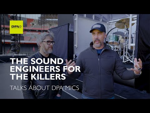 The Killers take the DPA 4055 Kick Drum Microphone on tour