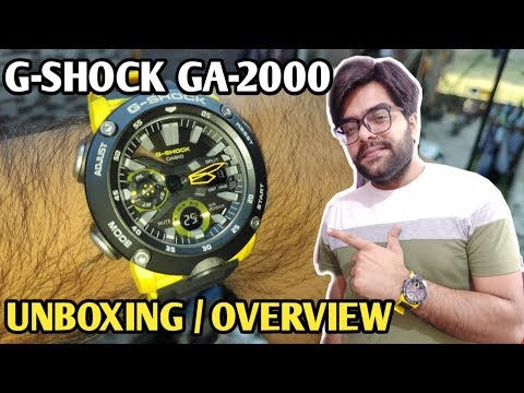 G-Shock GA-2000 With Carbon Core Guard structure 🤔🤔 UNBOXING / OVERVIEW !! 🤓🤓
