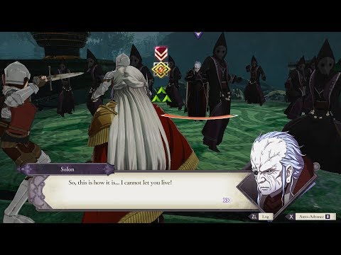 Fire Emblem: Three Houses - Edelgard Vs Solon Dialogue
