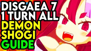 Disgaea 7 How To Complete All Demon Shogi In 1 Turn Guide Normal Mode