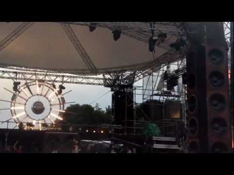 Laidback Luke and his son @ Dance Valley 2012