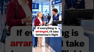 ✈️ PART 2: What to say when your flight is overbooked | Learn English #travelenglish #shorts