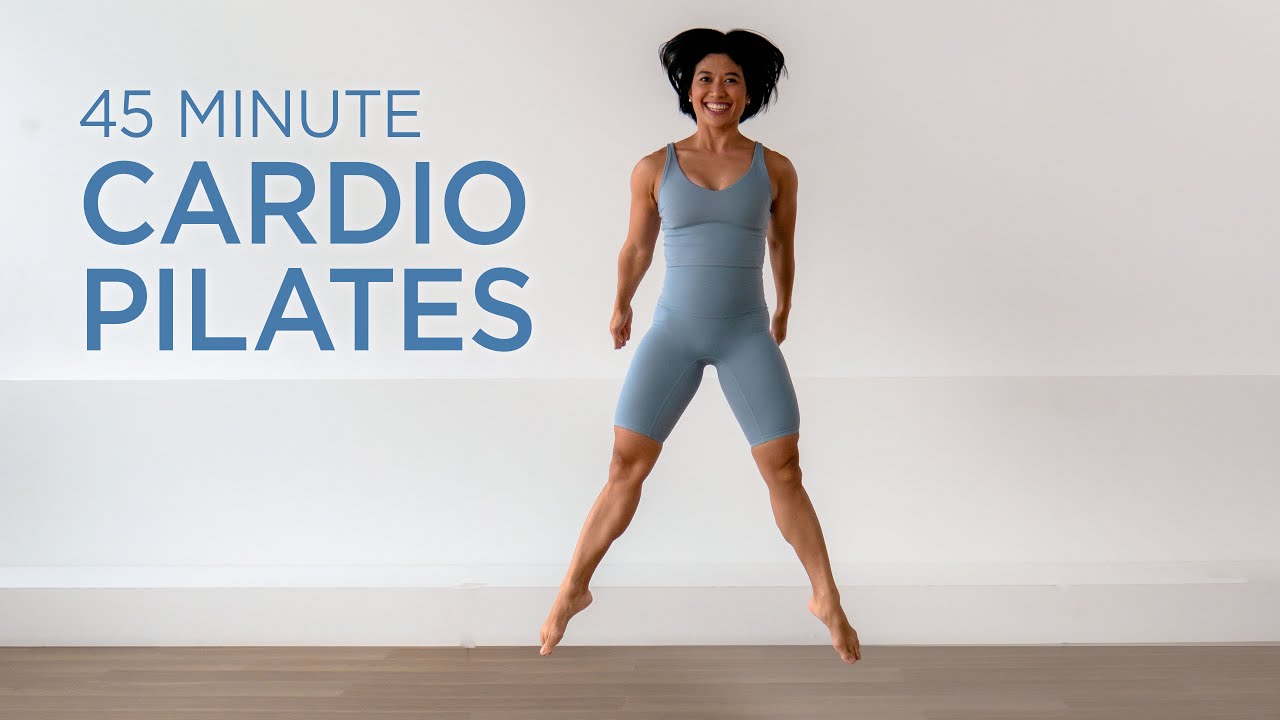 45 min Cardio Pilates Workout - YouTube
