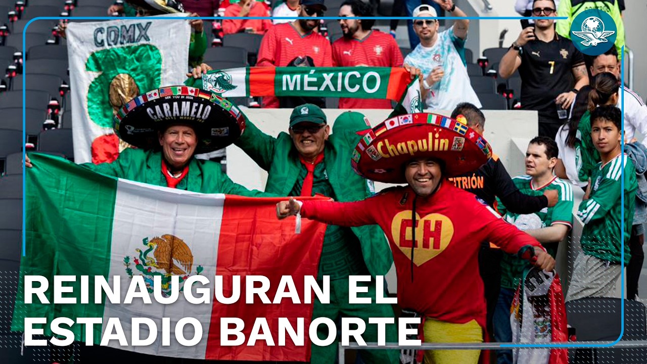 Entre fiesta y protestas, así fue la reinauguración del Estadio Banorte
