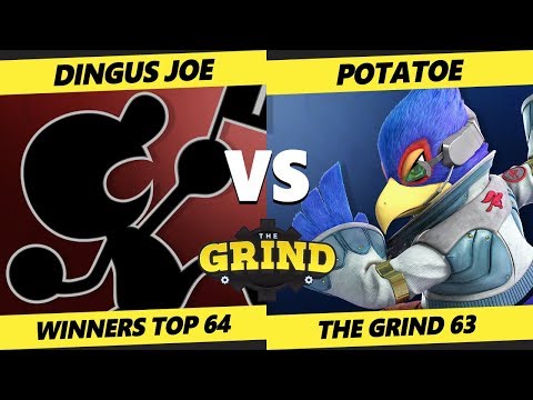 Smash Ultimate Tournament - Dingus Joe (Game & Watch) Vs. Potatoe (Falco) - The Grind 63 SSBU Top 64