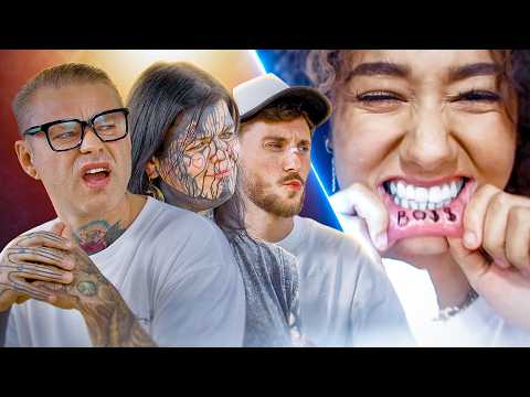 Tattoo artists judge YouTubers' tattoos: Anyme, Squeezie, Léna...