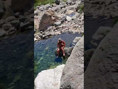 Ollas de agua de vertientes.Villa de Merlo.San Luis.Pasos Malos.Turismo.Argentina.