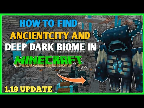 Lakku Gamerz - How To Find  Ancientcity And Deep Dark Biome In Minecraft And Warden #minecraft #lakkugamerz