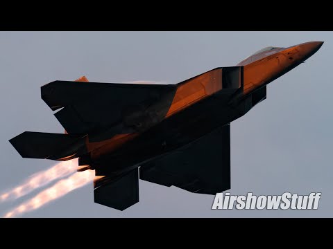 F-22 Raptor Twilight Afterburners - QCAS 2024
