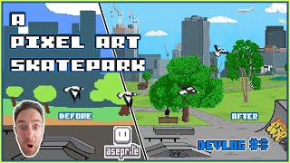 I finished my Pixel Art Skatepark | Devlog #8
