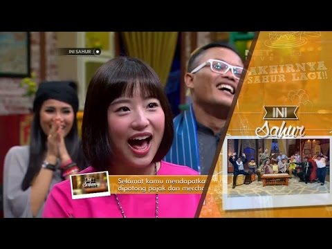 This is Sahur 08 June 2016 Part 7/9 - Chika Waode and Masayu Clara