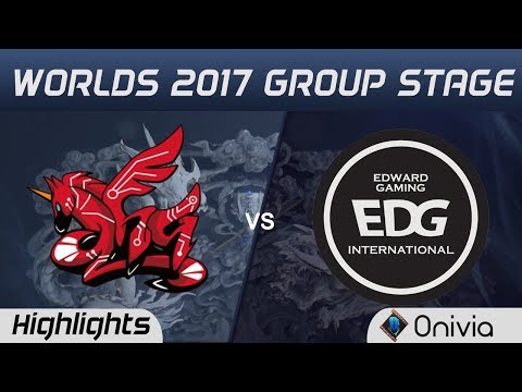 AHQ vs EDG   Highlights World Championship 2017 Group Stage AHQ Esports vs Edward Gaming by Onivia