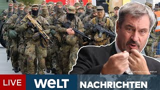 HYBRIDER KRIEG MIT RUSSLAND: &quot;Wischiwaschi-Wehrpflicht&quot; ‒ Söder ruft Deutsche zu den Waffen | Live