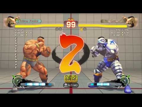 zangitan (Zangief) VS RINGS JPN (Zangief) Super Street Fighter IV Arcade Edition 2012 *1080p* HD