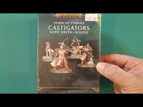 UNBOXING Age of Sigmar Stormcast Eternals Castigators. Easy to build.