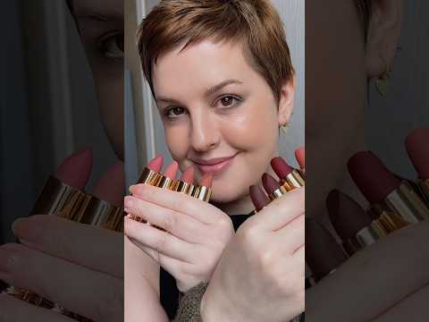 Lancome L'Absolu Rouge Intimatte Lipsticks Swatches | Semi-Matte Lippies #beautyshorts